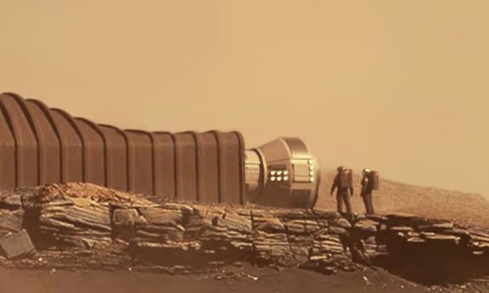 3D printed Martian hills 3D printed Martian hills